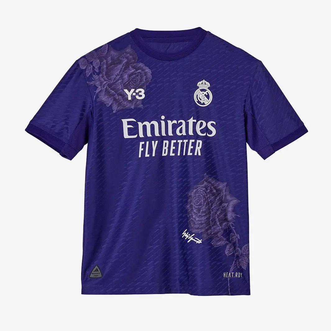 Maillot Réal Madrid Violet Y3 Fleur